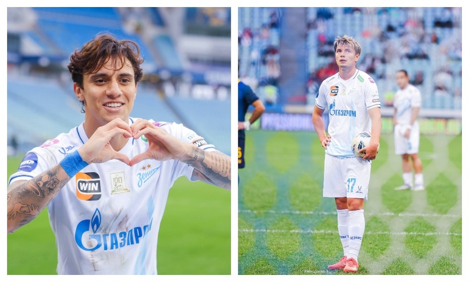    Мантуан и Мостовой реализовали пенальти в ворота "Сочи". Фото: коллаж