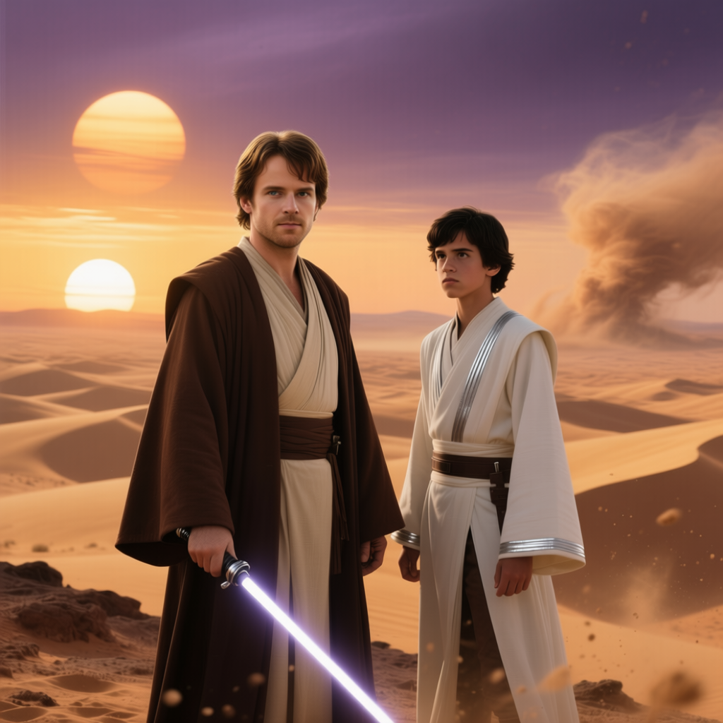 Оби-Ван Кеноби и Энакин Скайуокер
