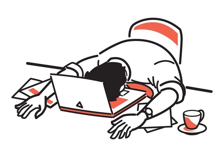 ...трудоголизм приводит к тому, что отдых превращается в прерывистый, неспокойный сон и мучительное чувство вины за «бесцельно» потраченное время.