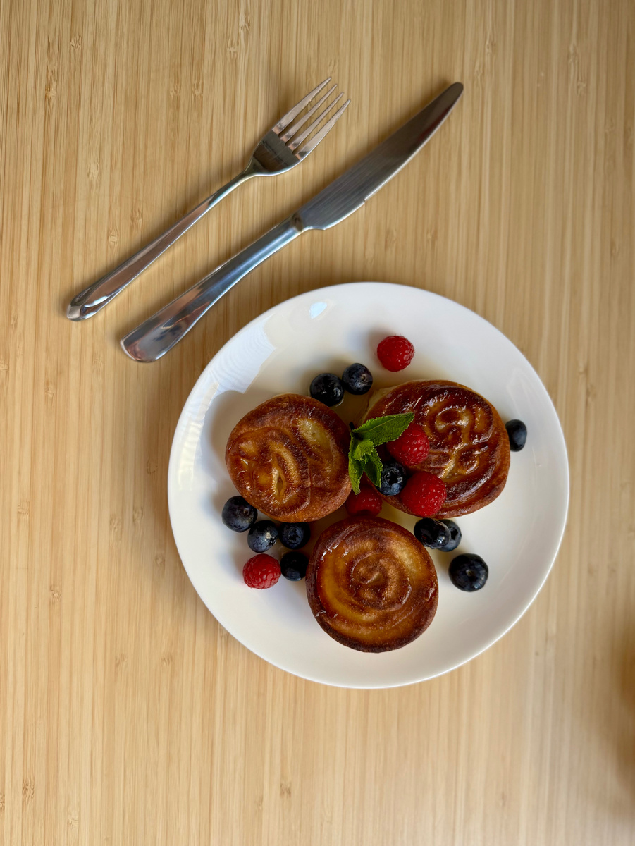 Еще пример завтрака из жиров и углеводов