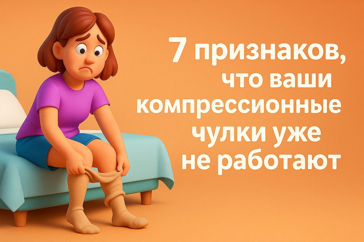 Как понять, что компрессионные чулки уже не работают...