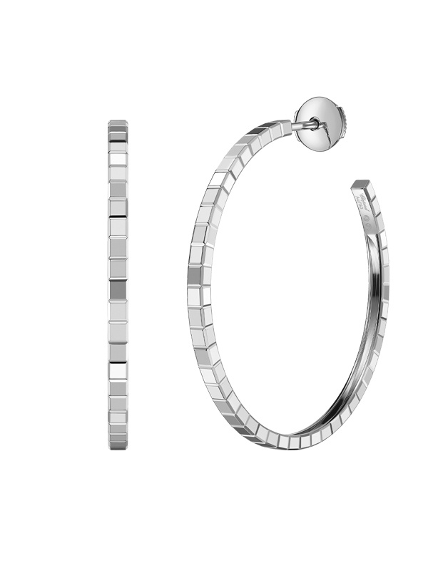 Серьги Chopard Ice Cube из белого золота