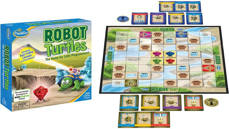 Настольная игра robot turtles для обучения программированию
