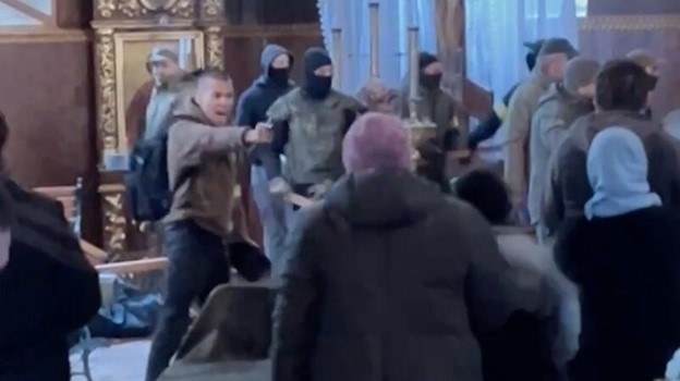 Нападение на храм УПЦ в Черкасской области, фото: Вконтакте