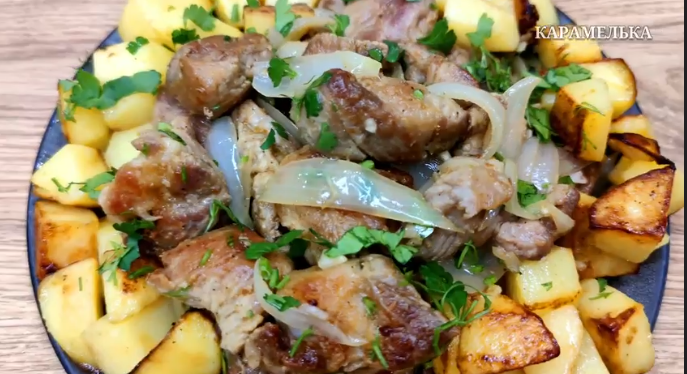 Место шашлыка для гостей готовлю лучший рецепт из картофеля и мяса. Так готовлю уже много лет