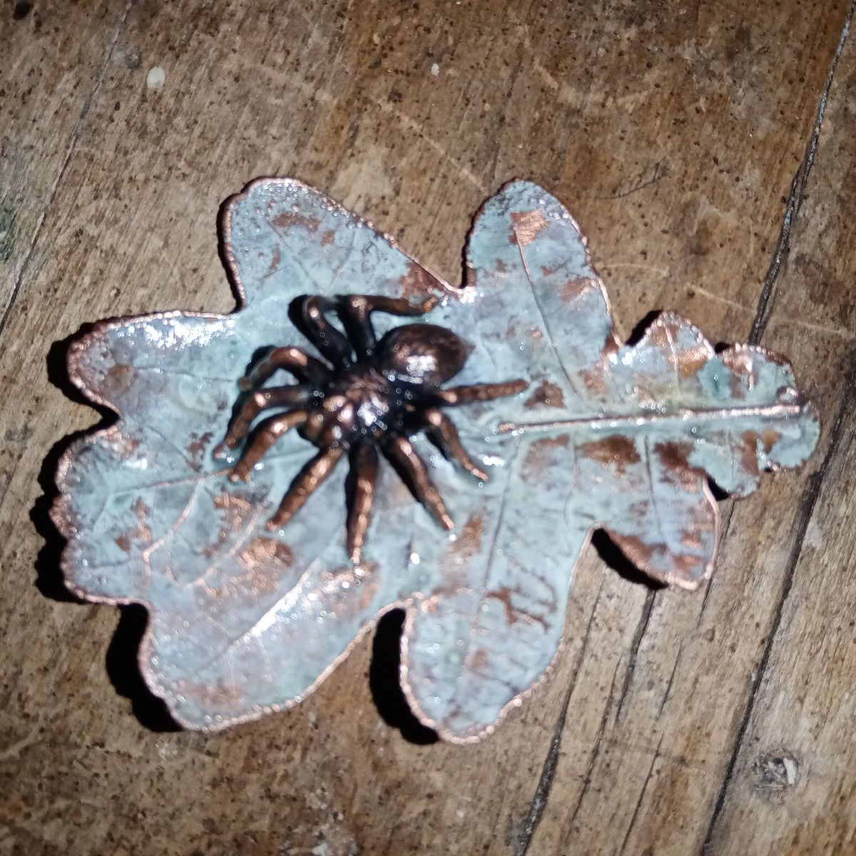 С пауком. Гальваника. 