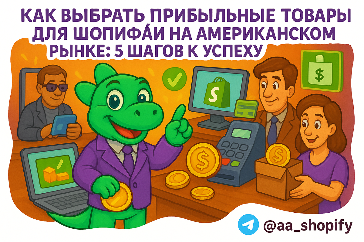    Как выбрать прибыльные товары для Шопифай на американском рынке: 5 шагов к успеху в дропшиппинге aa_ecom