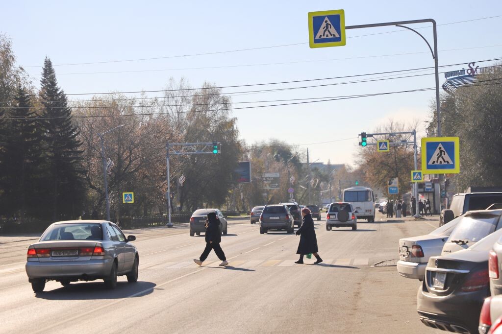     Пешеходные переходы на ул. Ленина расположены в 75 метрах друг от друга..Сергей Кулыгин, "БР"