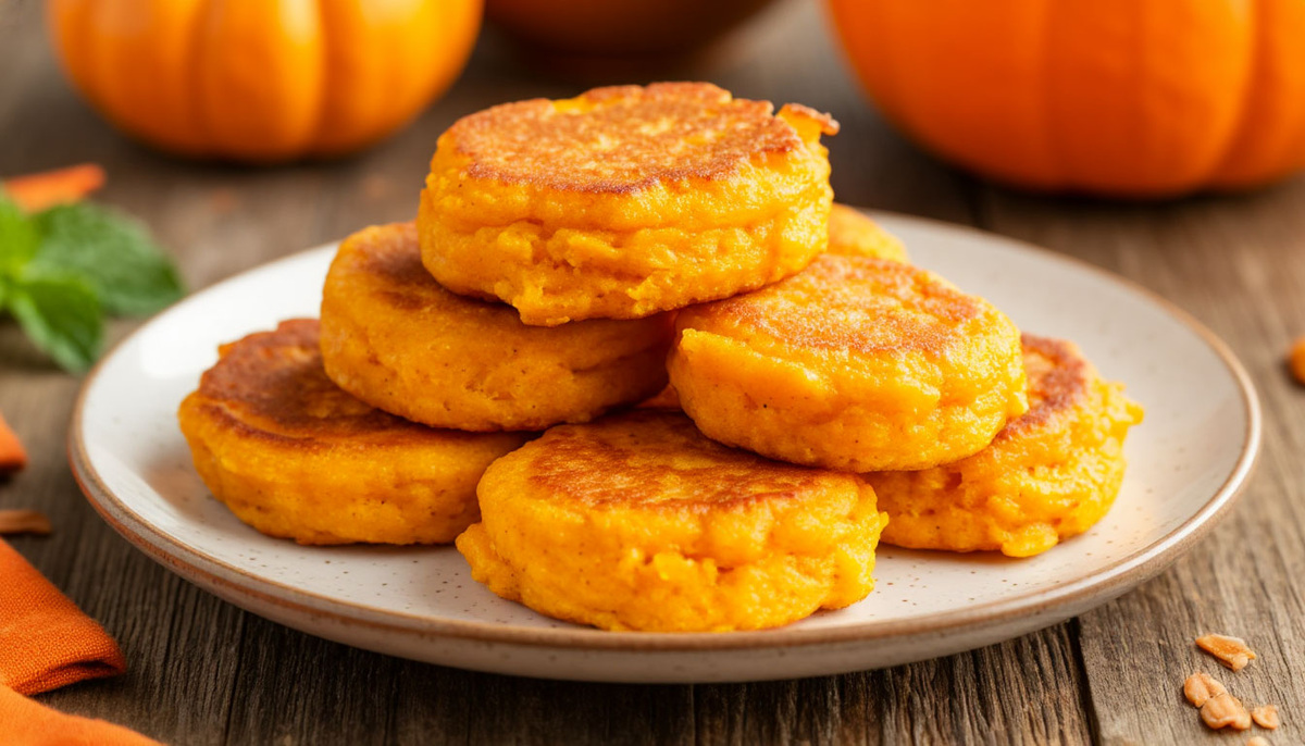    У нас тыква не залеживается, просто смешиваю ее с кефиром: на выходе – гора вкуснющих оладьев на завтрак