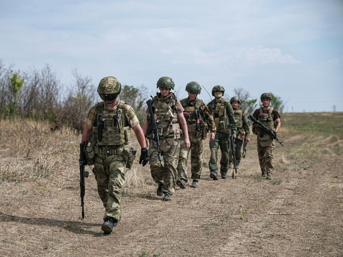    Российские военнослужащие© РИА Новости / Сергей Мирный
