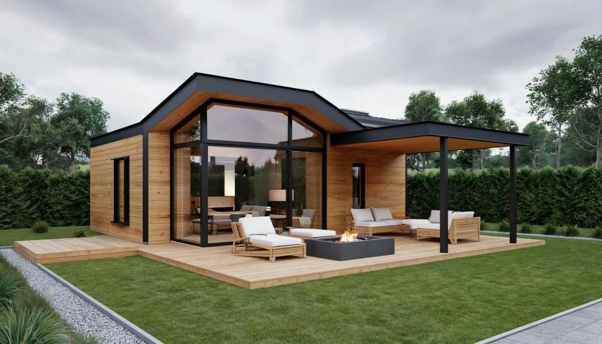 Дизайн глемпинга в архетипе Правитель: четкие линии, понятные решения.