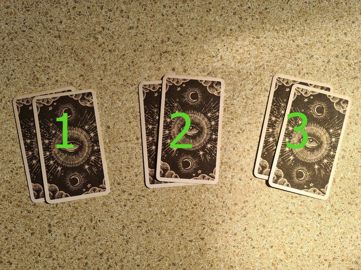 Позиции расклада. Фото автора