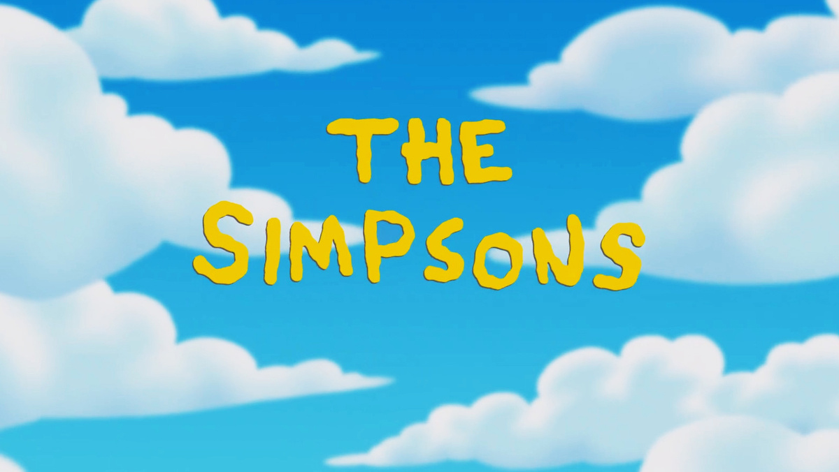 Заставка мультипликационного сериала "Симпсоны"