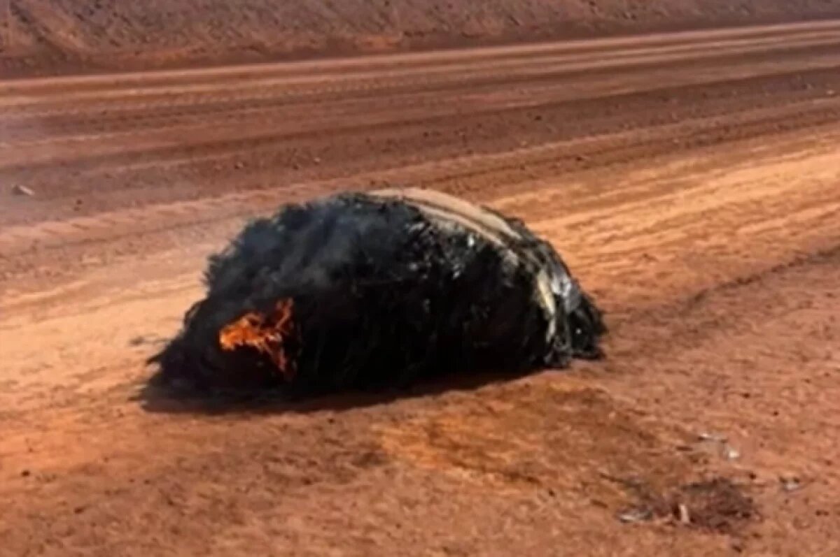    На западе Австралии возле шахты упал фрагмент космического мусора