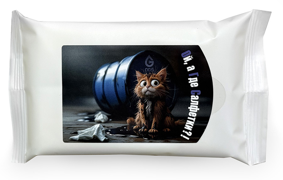 Влажные салфетки с логотипом — промосувенир для компаний из автоиндустрии