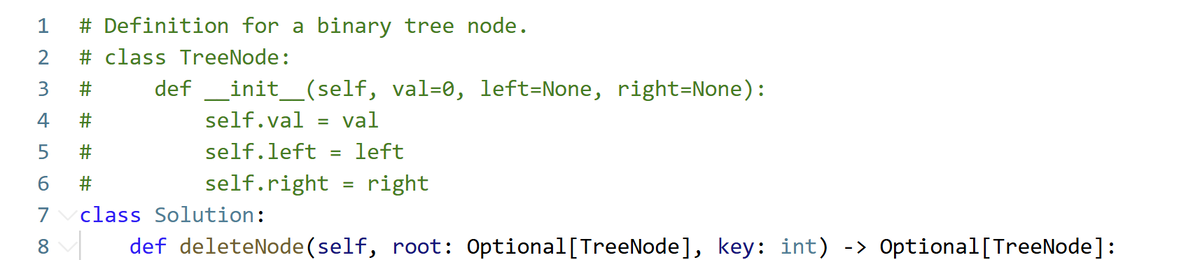 вот "стартовый" код задачи