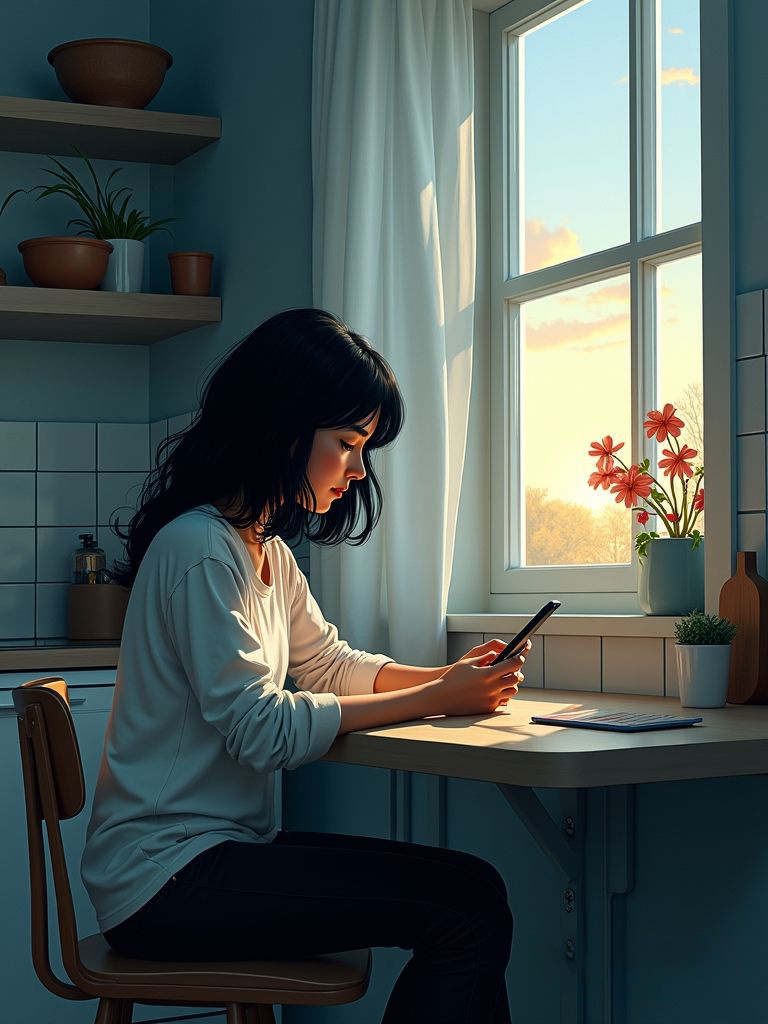 Марго ранним утром.