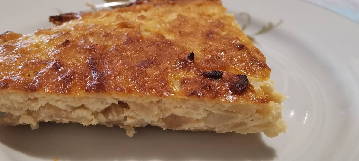 яблочная запеканка