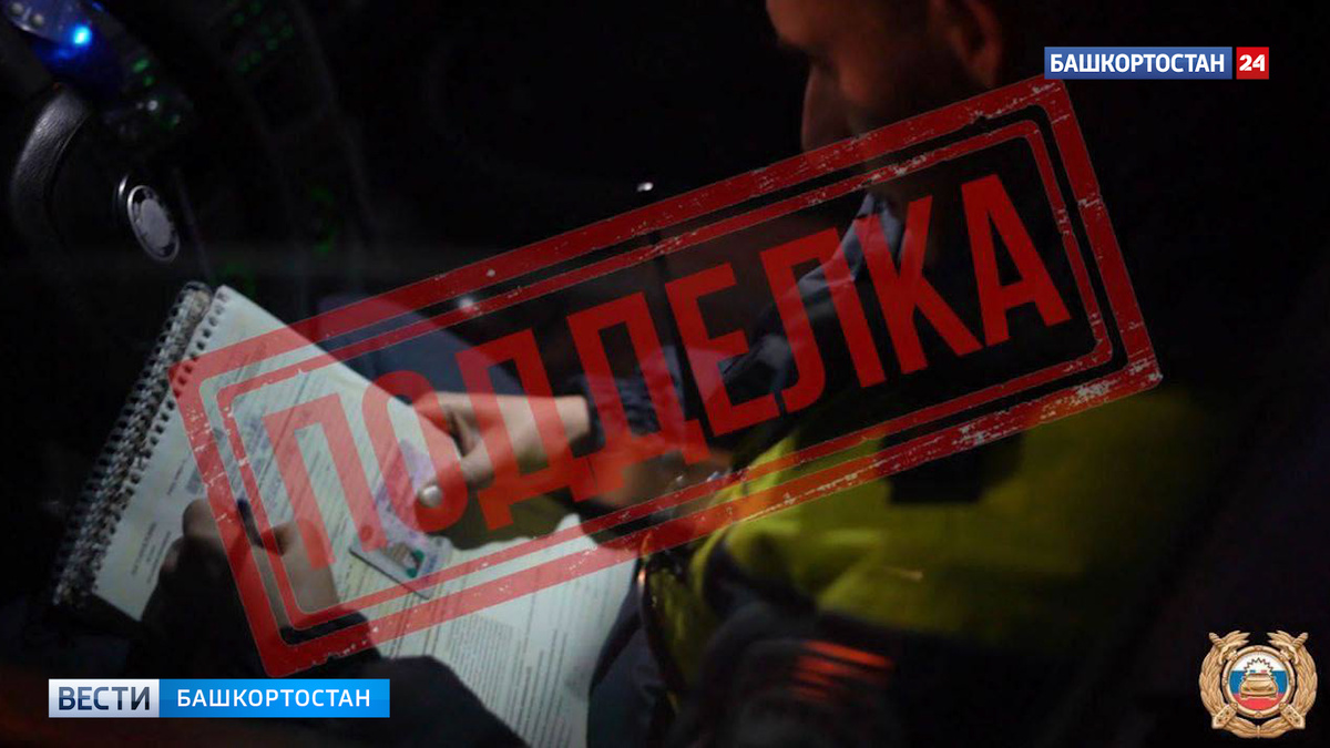    В Туймазинском районе Башкирии поймали водителя с поддельными правами