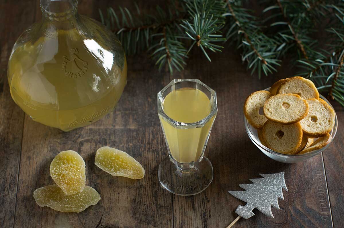 Настойка «Имбирная с мёдом»