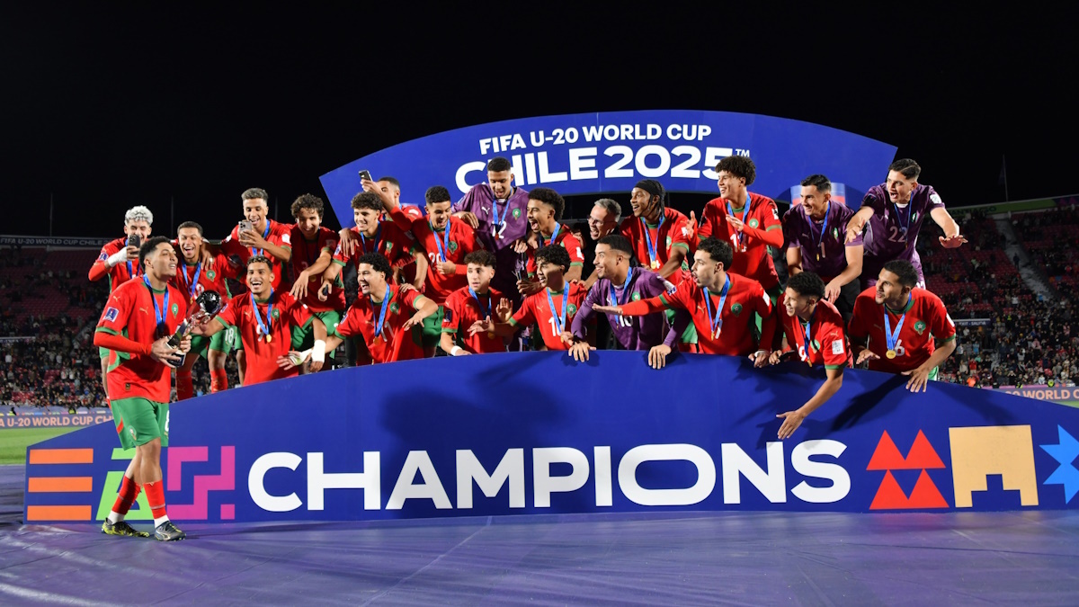    Марокко - чемпионы мира среди молодежи. Фото: Королевская марокканская футбольная федерация