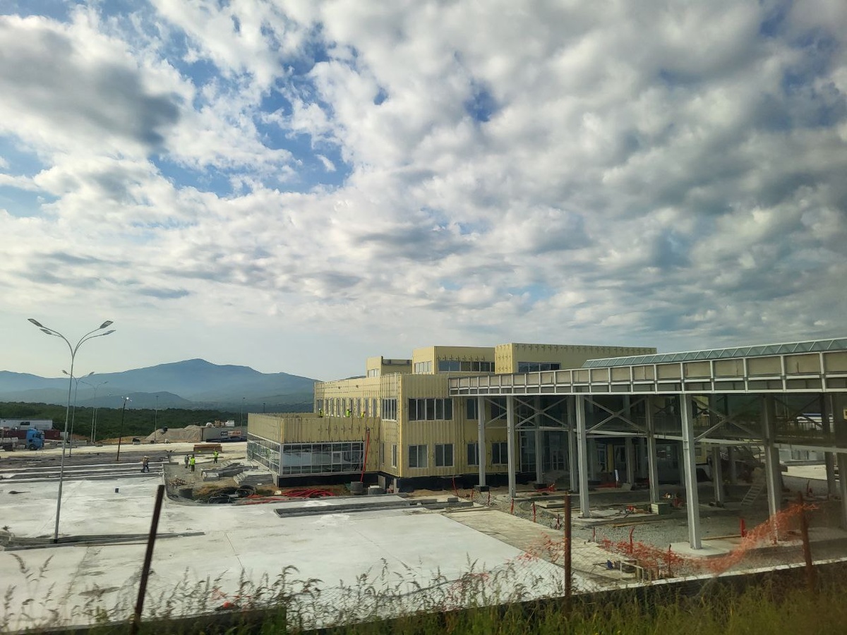 Новый погранпереход в Краскино достроят в декабре.  Фото: Фото: ФедералПресс / Анна Миронова