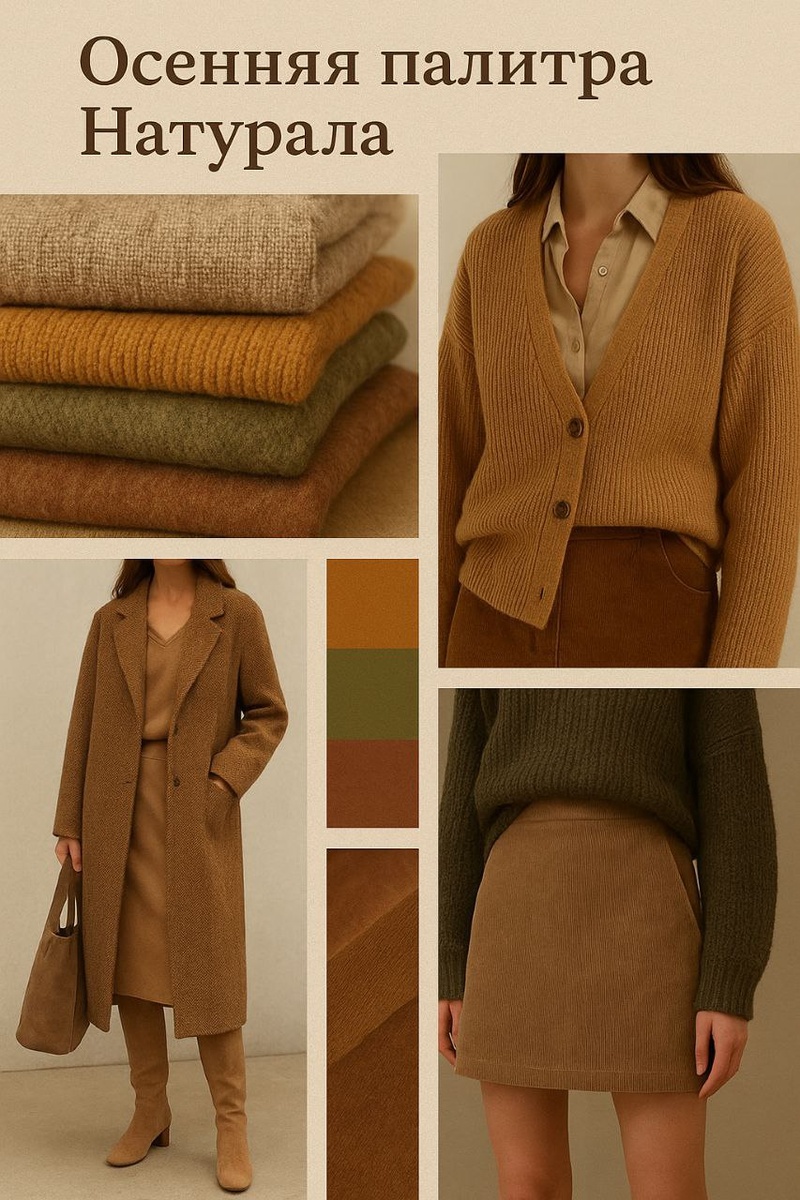 ИИ пример осенней палитры для Натурала