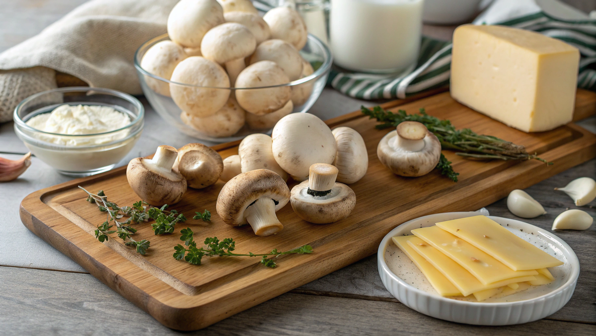 Фото: Ингредиенты для приготовления жульена