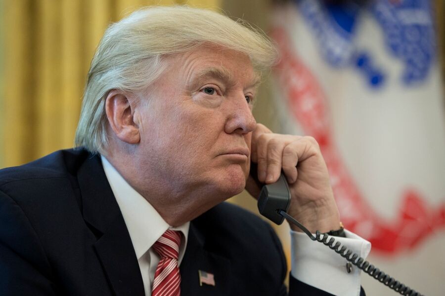    Президент США Дональд Трамп / Источник: © MICHAEL REYNOLDS/EPA/ТАСС