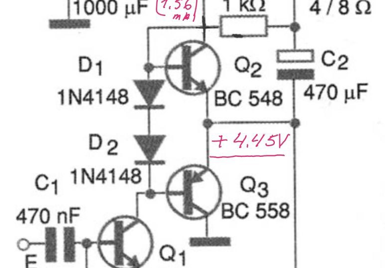 Настройка усилительного каскада в режиме AB