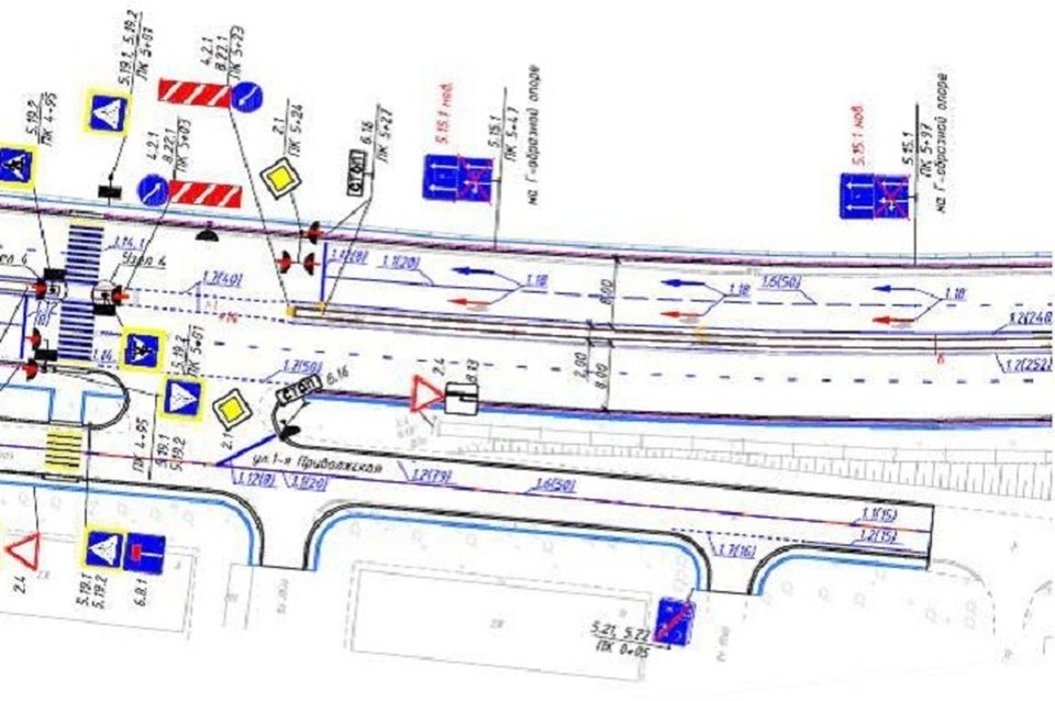    С проспекта Фрунзе запретили поворот на 1-ю Приволжскую. ФОТО: Гоставтоинспекция Ярославской области
