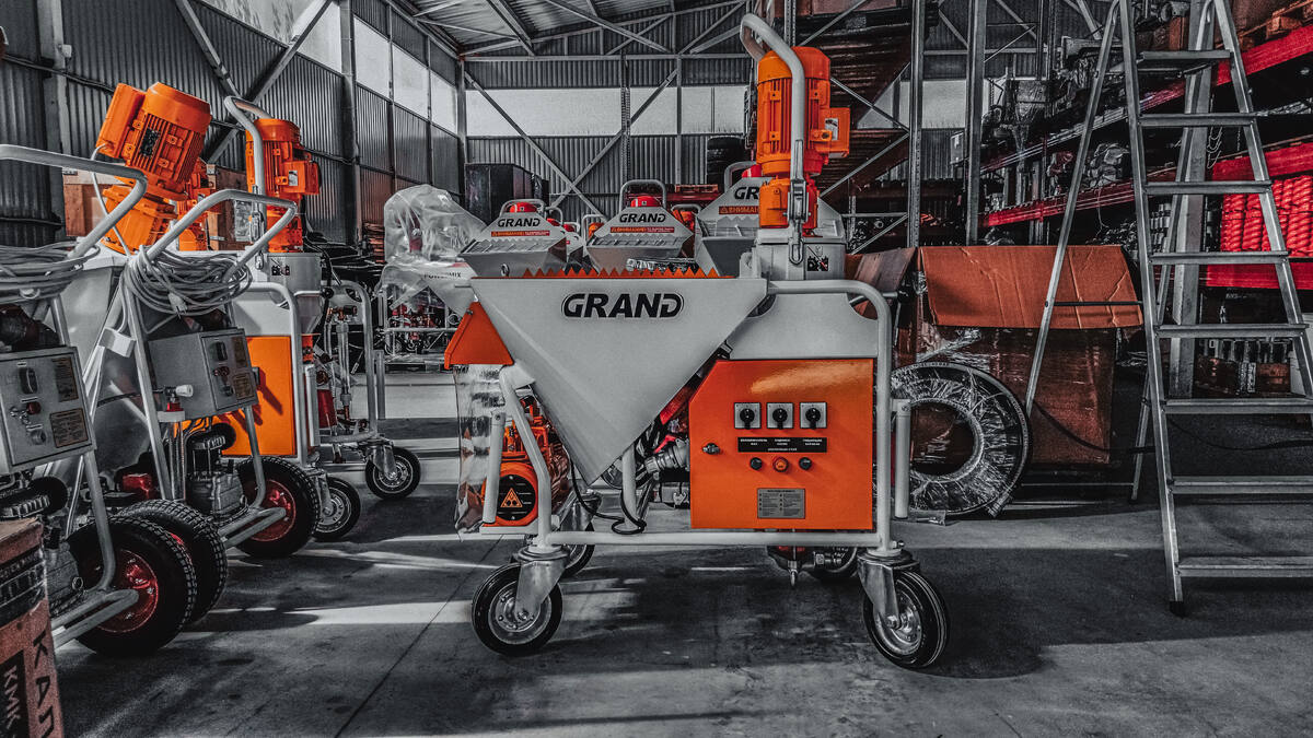 Штукатурные станции линейки Grand