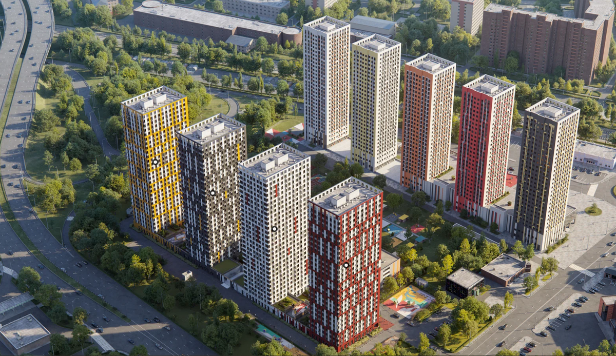 Генплан ЖК.  С  презентации Застройщика