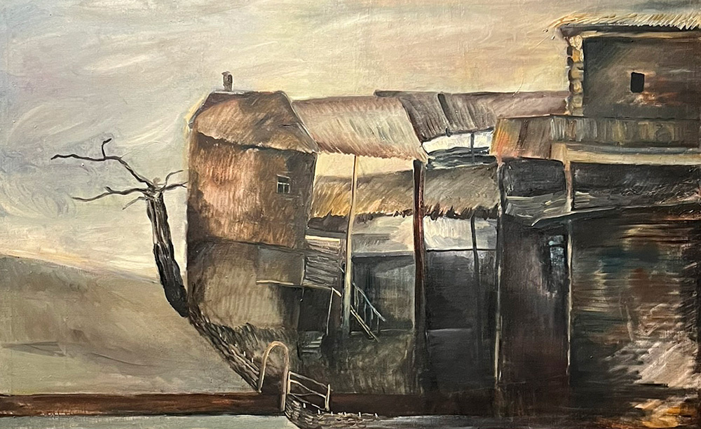 Юрий Щукин. Неоконченная композиция "Дон-Кихот", 1934. Из коллекции музея имени Игоря Савицкого (Каракалпакстан)