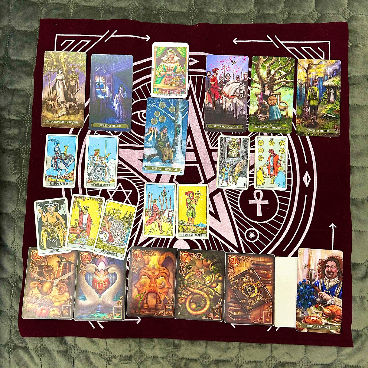 Расшифровка расклада.