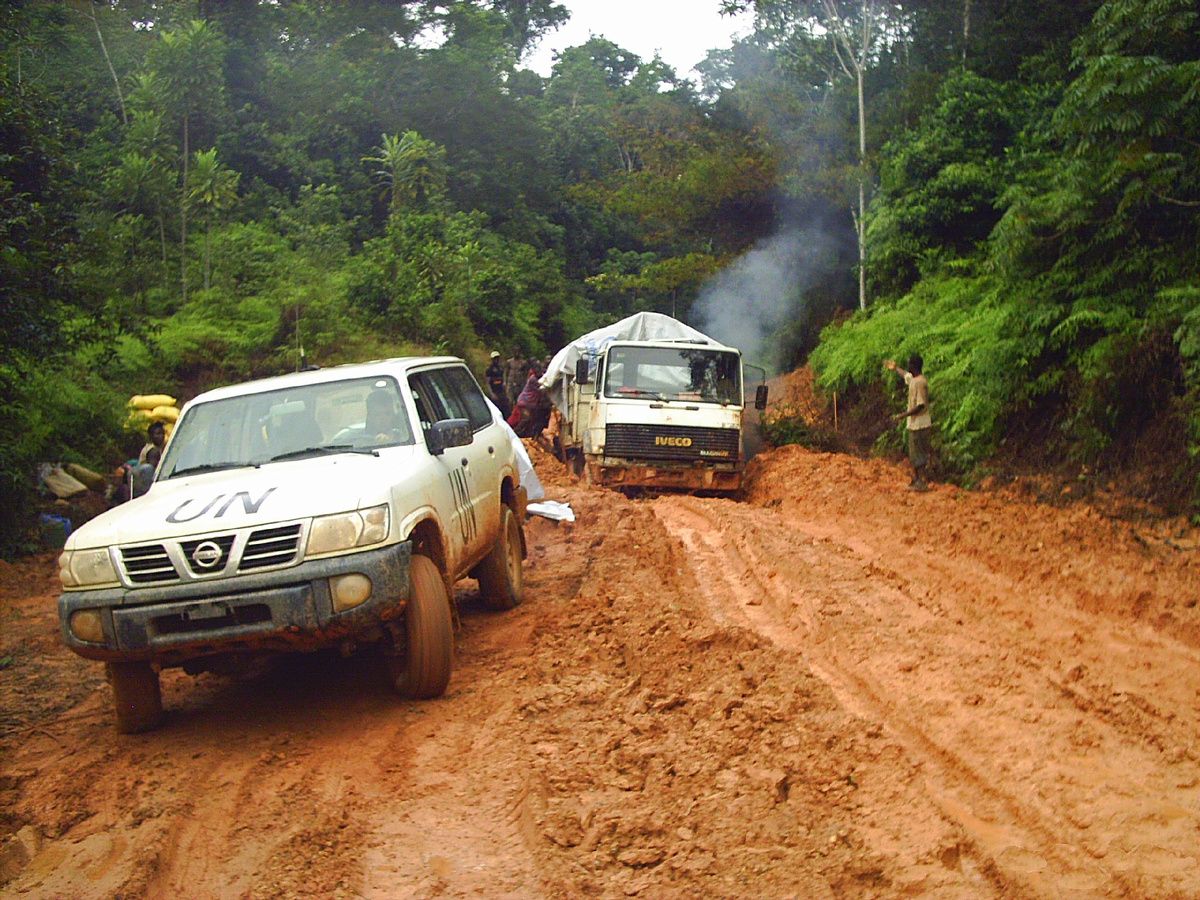 По дороге в Гринвилль, Либерия. Фото из архива автора
