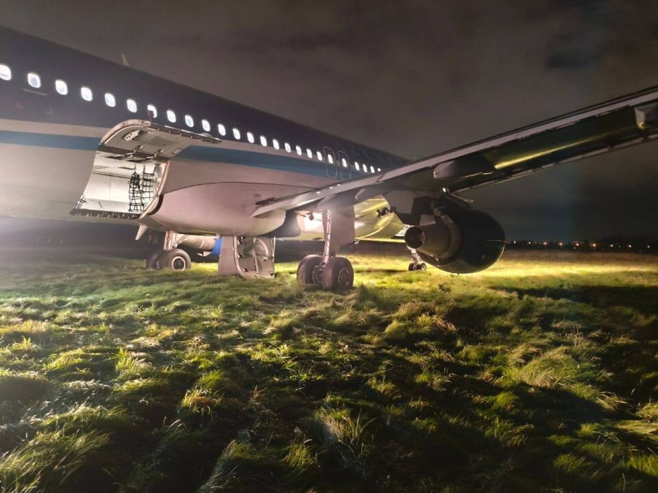    Самолет в Пулково. Источник: t.me/sztproc