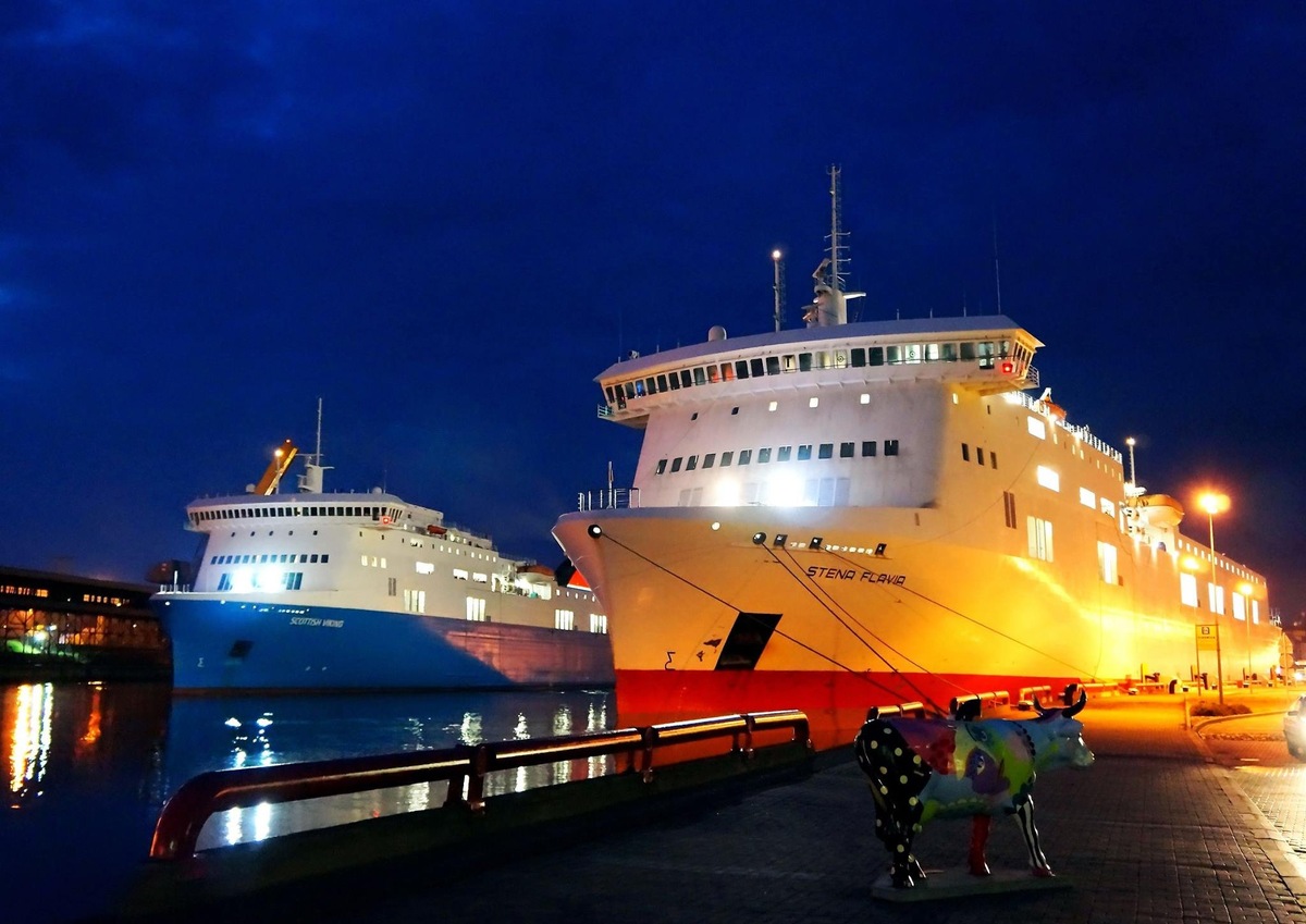 Паромы Scottish Viking и Stena Flavia в порту Вентспилса © соцсети
