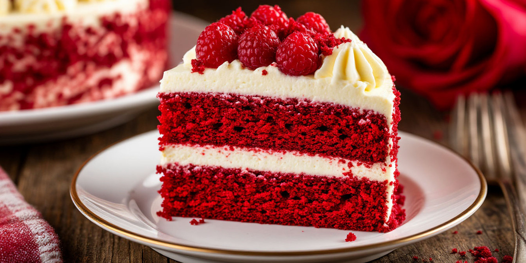Торт «Красный бархат» с кремом чиз