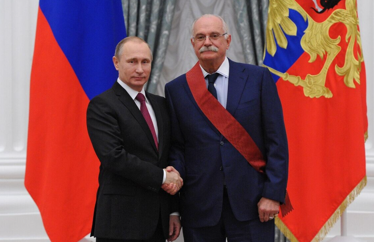 Никита Михалков и Владимир Путин