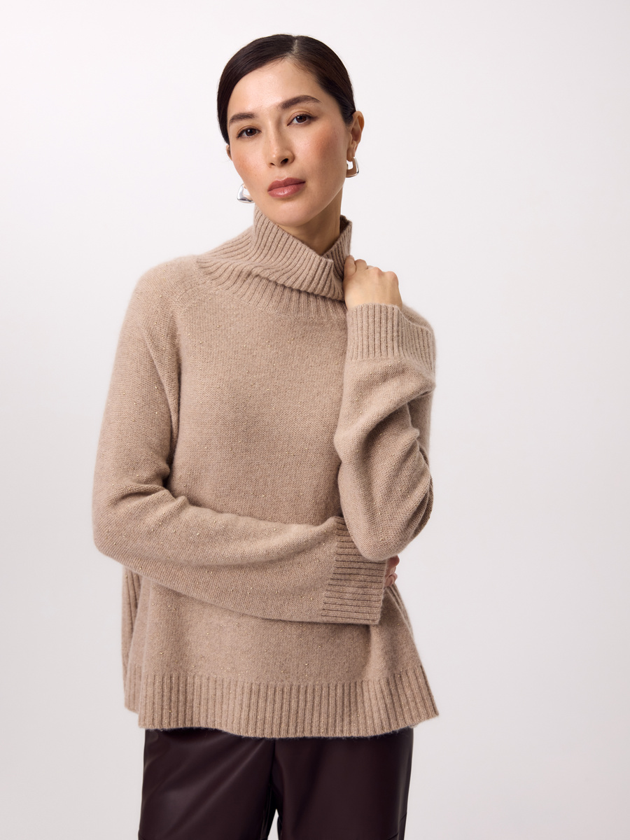 Свитер из 100% кашемира с люрексом (Артикул: 6222840kk1104) pompa.ru
