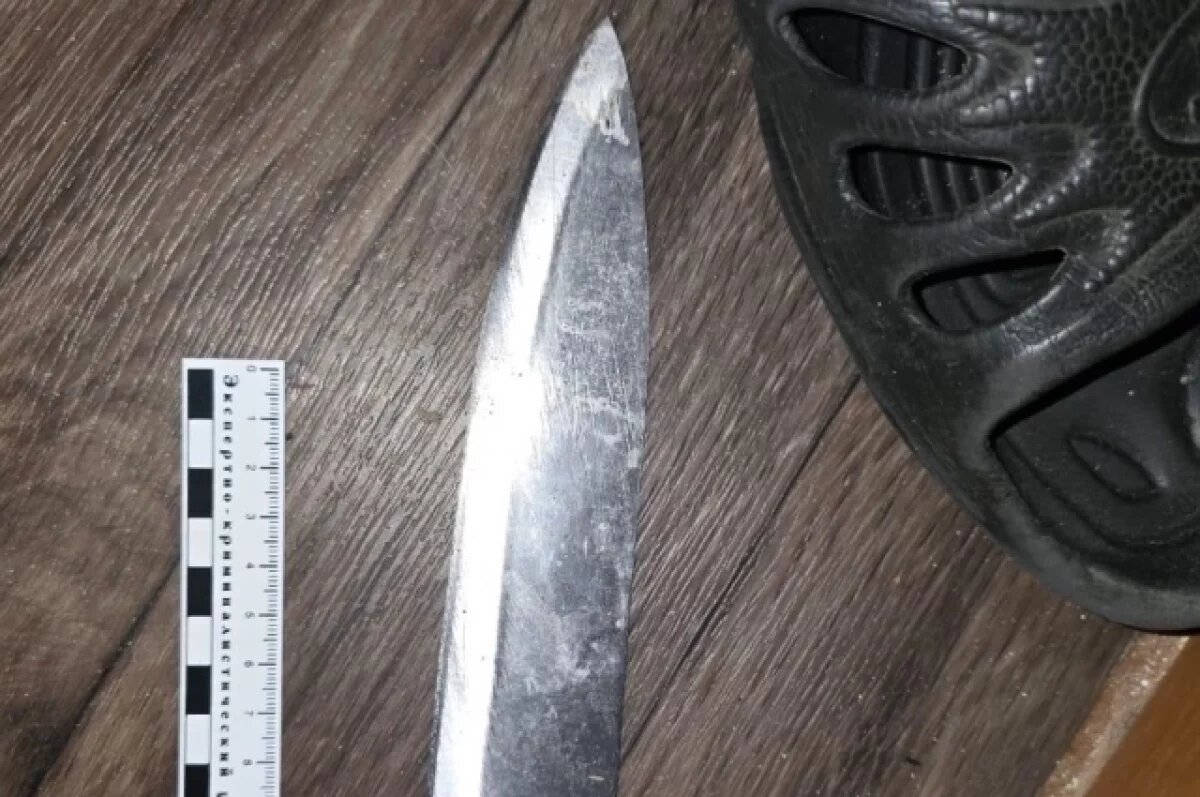    Житель Коми порезал сожительницу и двинулся с ножом на полицейского