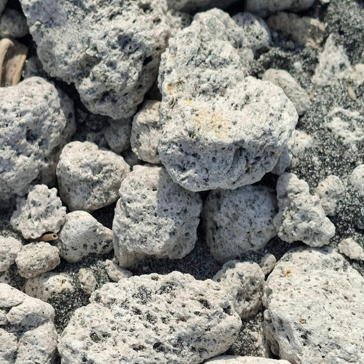 Вспененная лава (пемза) острова Итуруп. Фото автора.