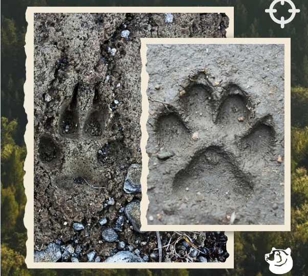 😱 Как отличить след ВОЛКА от следа собаки? 👇