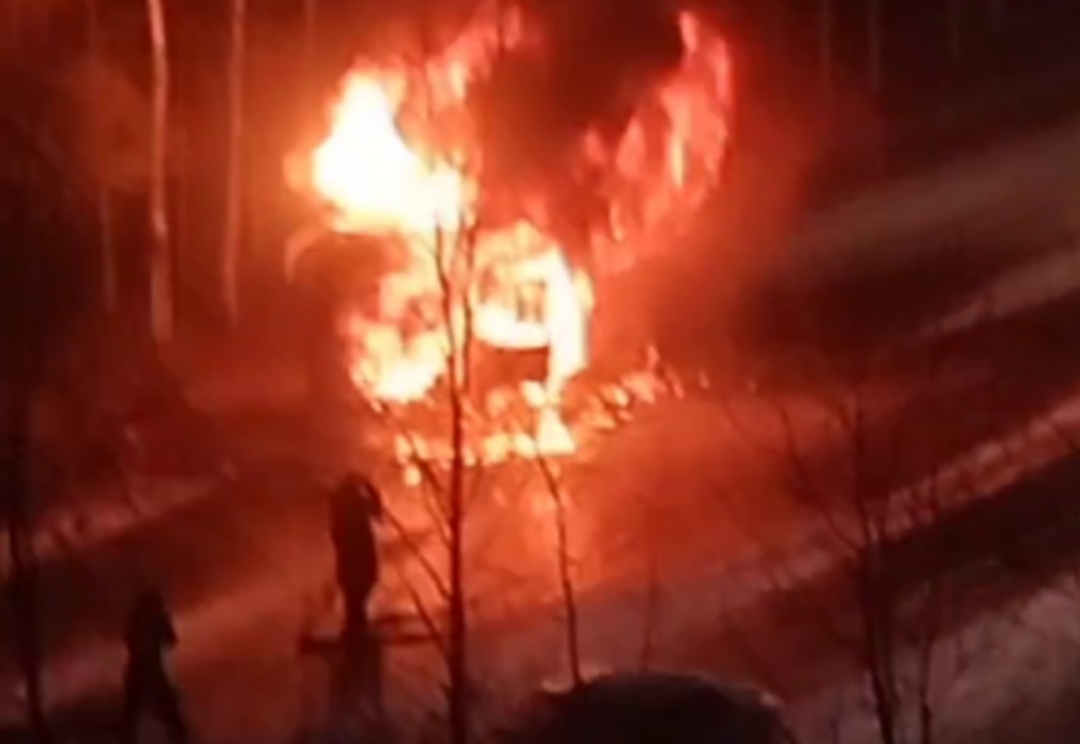    В Сургуте горел пассажирский автобус, обошлось без пострадавших