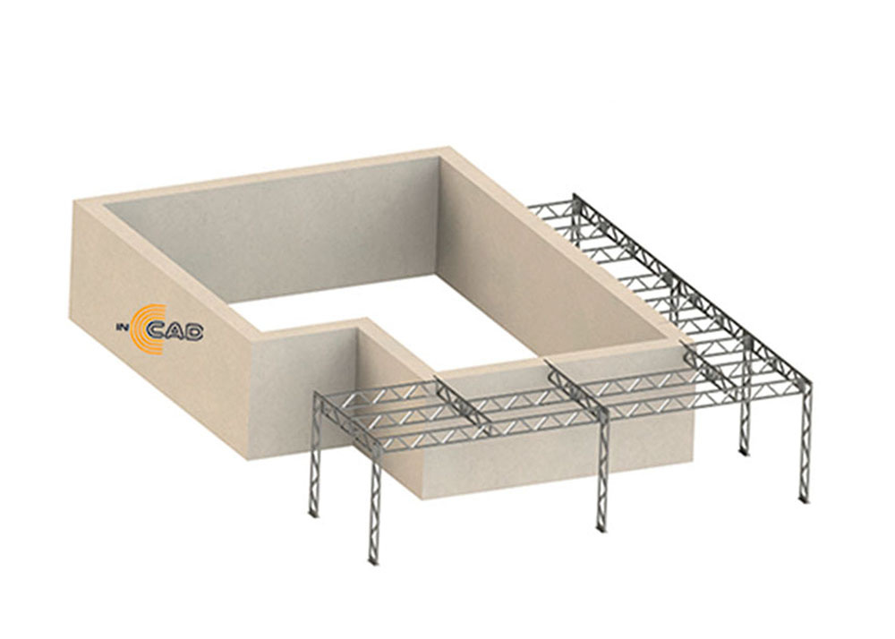 3D-модель перголы