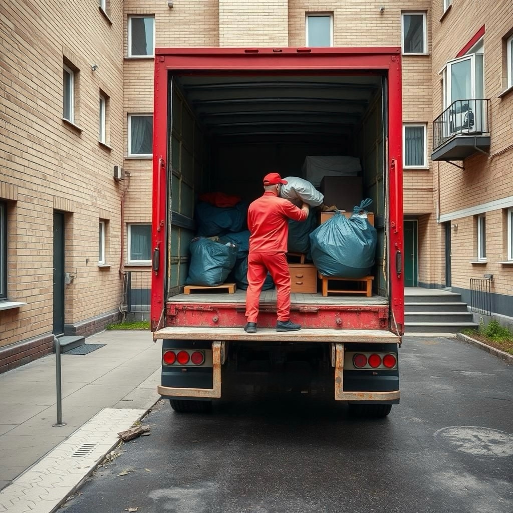 Вывоз мусора в Луганске