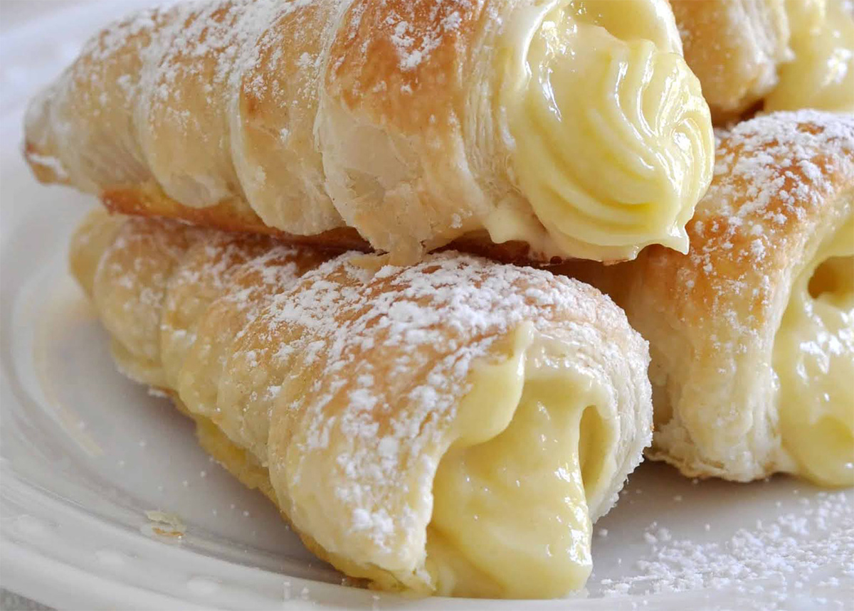 Трубочки с заварным кремом