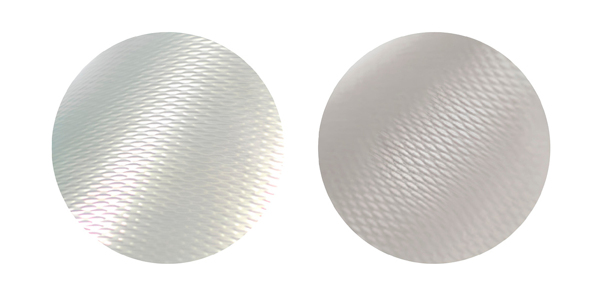 Металлическая поверхность до (слева) и после (справа) нанесения Смазки-Краски