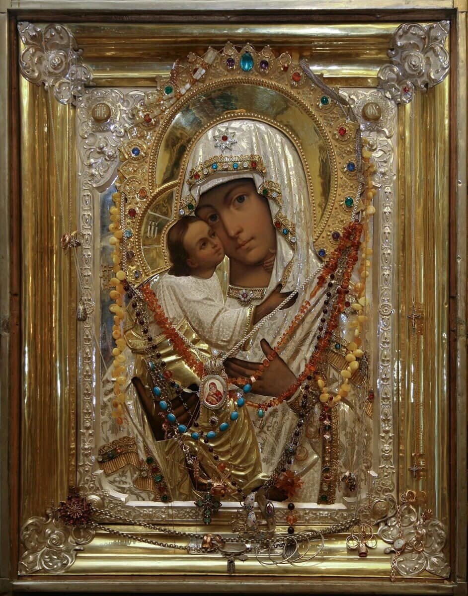 Псково-Печерская чудотворная икона Пресвятой Богородицы «Умиление»❤️ 